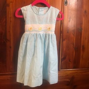 Beautiful smocked Easter dress